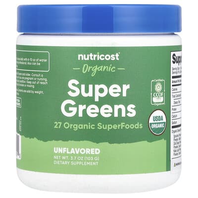 Органические суперфуды Nutricost, без вкуса, 3.7 oz (103 g)