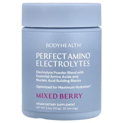 Perfect Amino™ Электролиты, Mixed Berry, 5.3 oz (150 g)