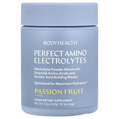 BodyHealth Perfect Amino™ Электролиты, Passion Fruit, 5.2 oz (147 g)