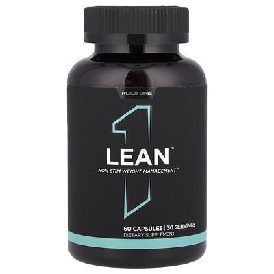 Rule One Proteins Lean™, безстимуляторный контроль веса, 60 капсул