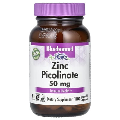 Zinc Picolinate, 50 mg, 100 Vegetable Capsules