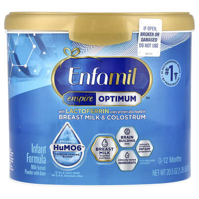 Enspire Optimum™, Infant Formula, Milk-Based Powder With Iron, 0-12 Months, 20.5 oz (581 g)