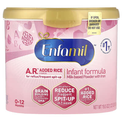 A.R.™, Infant Formula, Milk-Based Powder With Iron, 0-12 Months, 19.5 oz (553 g)