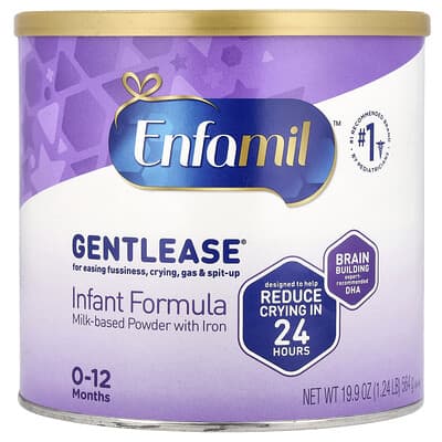Gentlease®, Infant Formula, 0-12 Months, 19.9 oz (564 g)