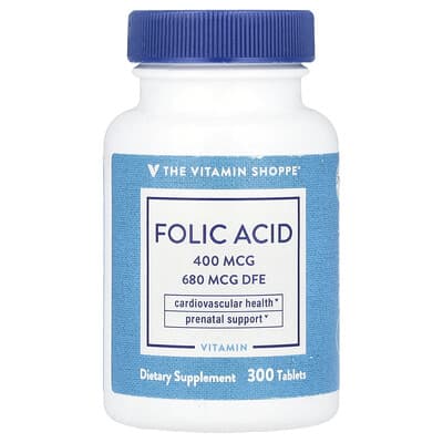 Folic Acid, 680 mcg DFE, 300 Tablets