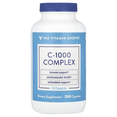 Комплекс витамина C The Vitamin Shoppe C-1000 Complex, 300 Capsules
