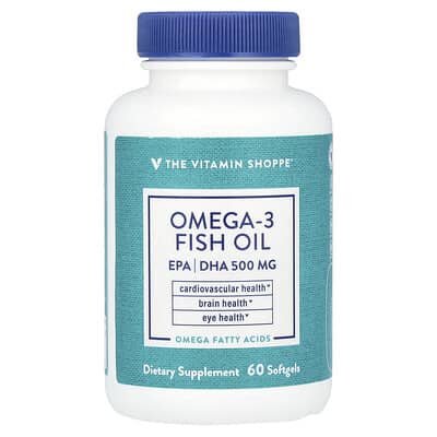 Omega-3 Fish Oil, 1,000 mg, 60 Softgels