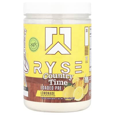 Лимонад RYSE Loaded Pre, Country Time™ Lemonade, 15.6 oz (441 g)