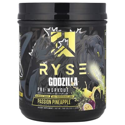 Спортивная добавка Godzilla Pre-Workout, Passion Pineapple, 1.6 lbs (714 g)