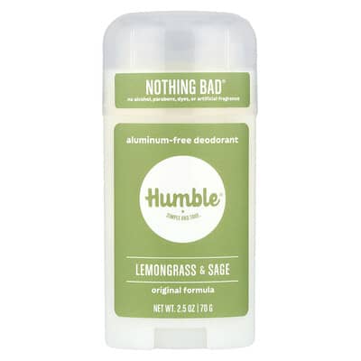 Дезодорант без алюминия, Lemongrass & Sage, 2.5 oz (70 g)