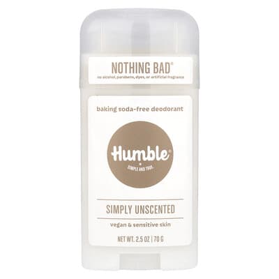 Дезодорант без пищевой соды Humble Brands Unscented 2.5 oz