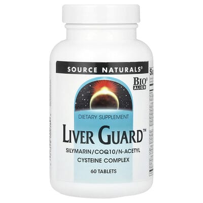 Liver Guard™, Silymarin, CoQ10, N-Acetyl Cysteine Complex, 60 Tablets