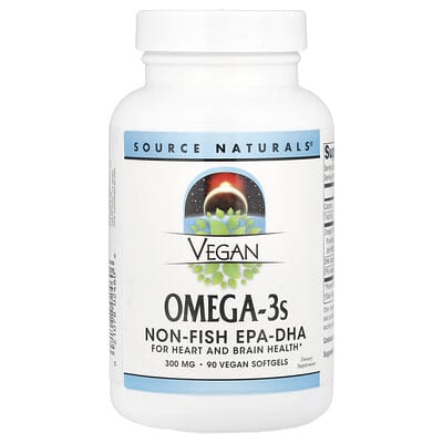 Vegan Omega-3s, 300 mg , 90 Vegan Softgels