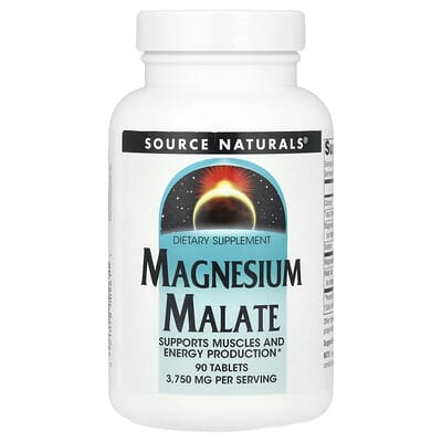 Magnesium Malate, 90 Tablets