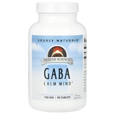 Serene Science®, GABA, 750 mg, 90 Tablets