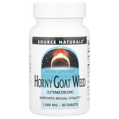 Horny Goat Weed, 1,000 mg, 30 Tablets