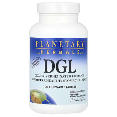 DGL, 380 mg, 100 Chewable Tablets