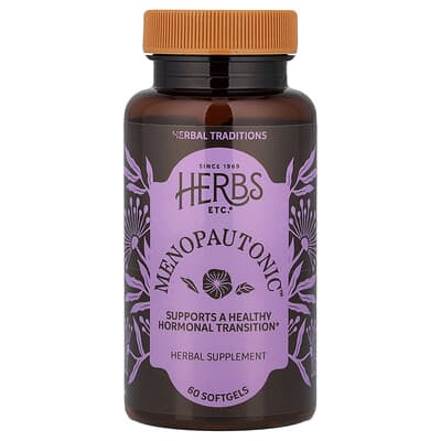 Herbs Etc. Menopautonic™, 60 мягких капсул