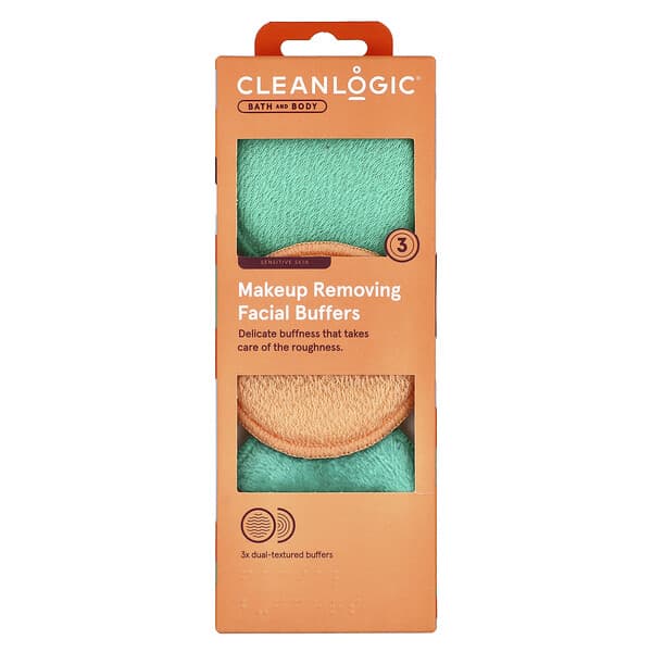 Салфетки для снятия макияжа Cleanlogic Bath and Body, 3 шт.