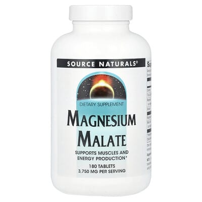 Magnesium Malate, 180 Tablets