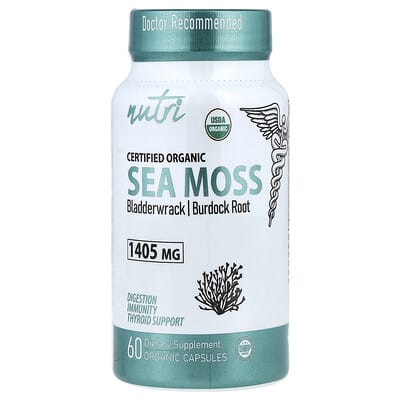 Nutri органический морской мох, 60 капсул