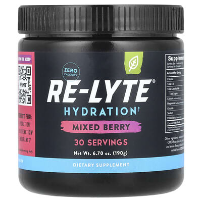 Напиток для гидратации Re-Lyte® Hydration, Mixed Berry, 6.7 oz (190 g)