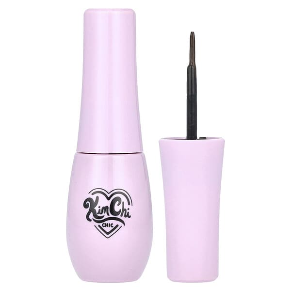 Жидкая подводка KimChi Chic Beauty The Effin Liner®, 03 D.Brown + D.Brown, 0.26 fl oz (7.75 ml)