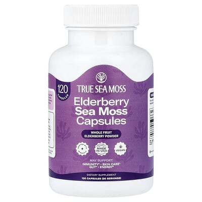Морской мох Elderberry, 120 капсул