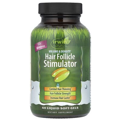 Irwin Naturals Сыворотка для стимуляции волосяных фолликулов, Женская, 60 Liquid Soft-gels