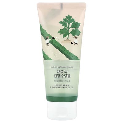 Успокаивающий гель Round Lab Mugwort Calming Soothing Gel, 5.07 fl oz (150 ml)