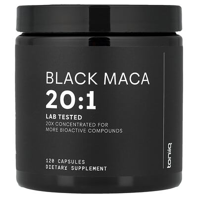 Черная мака 20:1, 120 капсул (666 mg per Capsule)