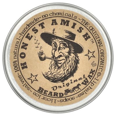 Honest Amish оригинальный воск для бороды, 2 oz (60 ml)