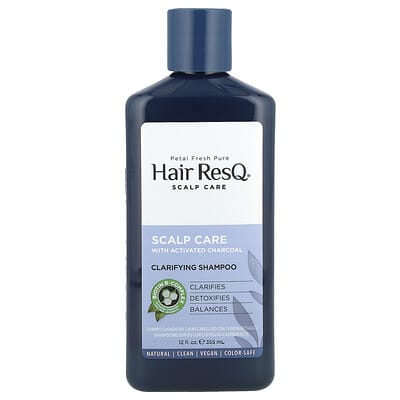 Hair ResQ®, Clarifying Shampoo, Scalp Care with Activated Charcoal, 12 fl oz (355 ml)