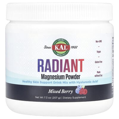 KAL Магний Radiant Powder, Mixed Berry, 7.3 oz (207 g)
