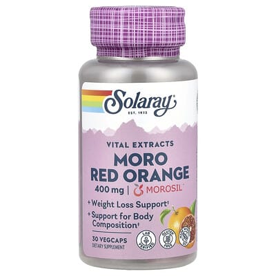 Vital Extracts, Moro Red Orange, 400 mg, 30 вегетарианских капсул