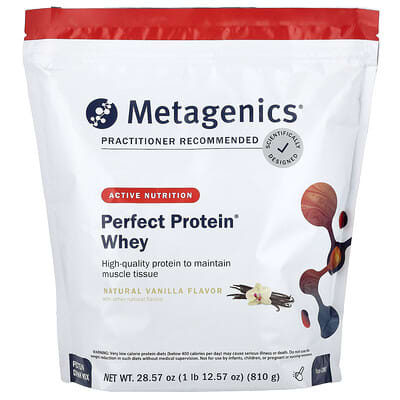 Сыворотка Perfect Protein® Whey, натуральная ваниль, 1 lb 12.57 oz (810 g)