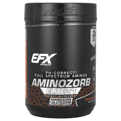 AminoZorb® Elite 21, Orange Splash, 13.76 oz (390 g)