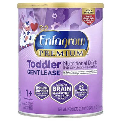 Enfagrow Premium™, Toddler Gentlease® Nutritional Drink, 1+ Years, 29.1 oz (825 g)