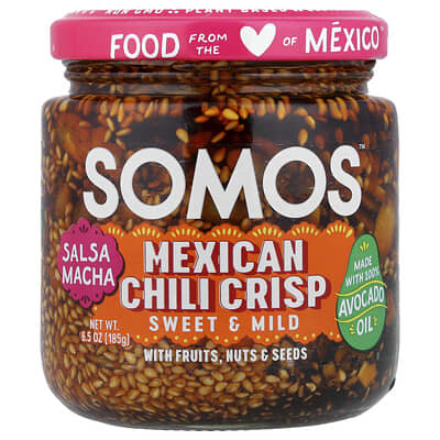 Salsa Macha, мексиканский острый соус Sweet & Mild, 6.5 oz (185 g)