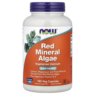 Red Mineral Algae, 180 Veg Capsules