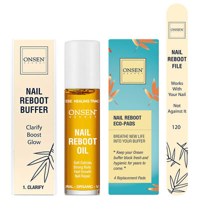 Nail Reboot Kit with Oil , 7 Piece Kit