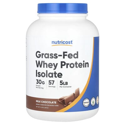 Изолят сывороточного протеина Nutricost Milk Chocolate, 5 lb (2,268 g)