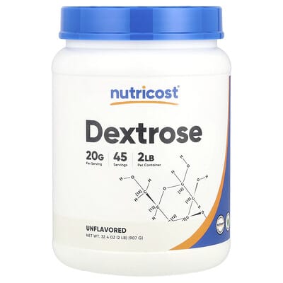 Dextrose, Unflavored, 2 lb (907 g)