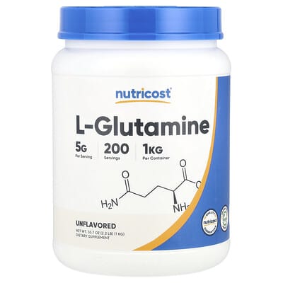 L-Glutamine, Unflavored, 35.7 oz (1 kg)