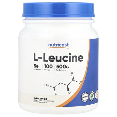 L-Leucine, Unflavored, 17.9 oz  (500 g)