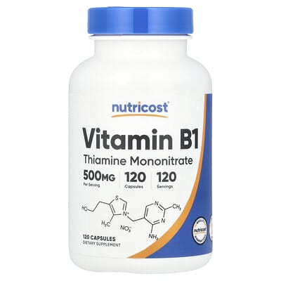 Витамин B1, 500 mg, 120 капсул