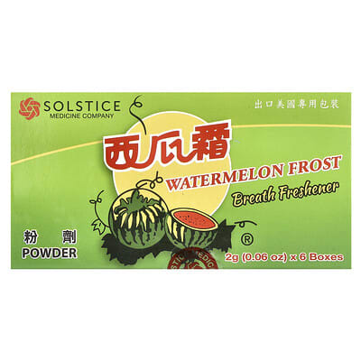 Ополаскиватель для рта Watermelon Frost, порошок, 6 шт., 0.06 oz (2 g) каждый