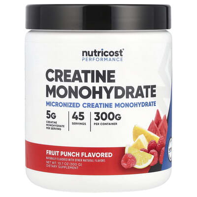 Креатин моногидрат Performance, Fruit Punch, 300 g