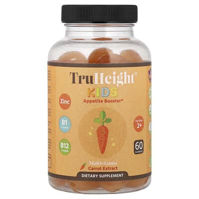 Kids, Appetite Booster Gummies, For Kids 2+, Orange, 60 Gummies