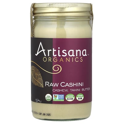 Organics, Raw Cashini, Cashew, Tahini Butter, 14 oz (397 g)